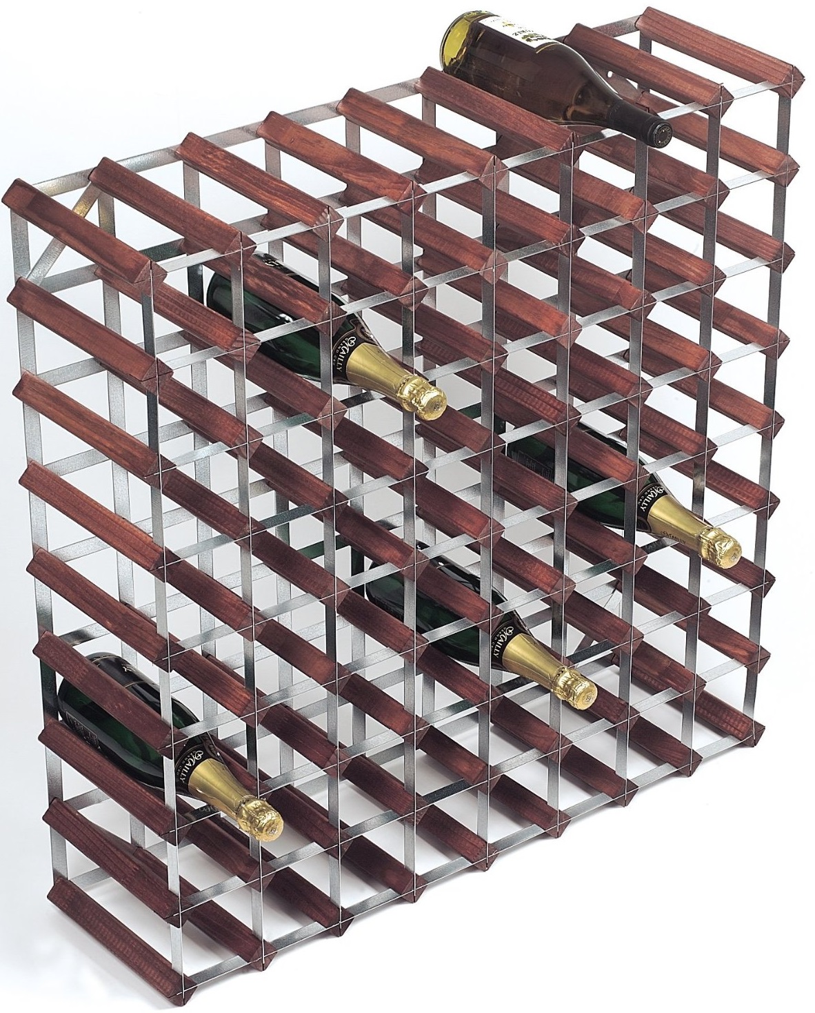 72 bottle wood wine rack