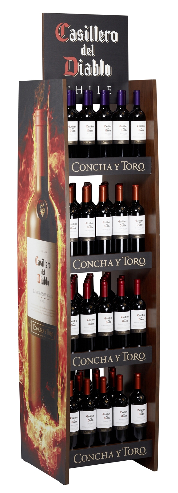 Factory direct sales wine bottle display rack