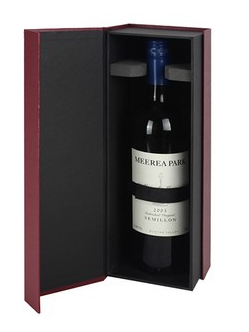 Single bottles wine box wooden wine box for 750MM bottle