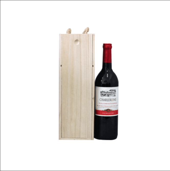 MINGHOU wine box single bottles wine box wooden wine box for 750MM bottle Wholesale Custom