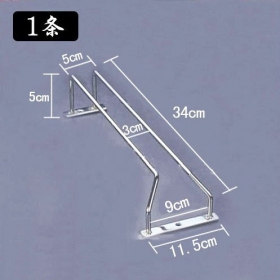 34 CM 1 ROW ELECTROPLATING WINE GLAS