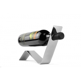 Unique shape stainless steel single bottle wine bottle holders