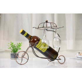 MINGHOU me<x>tal wine bottle rack Decorative Wine Bottle Glasses Holder Hanging Upside Down Cup Gobl