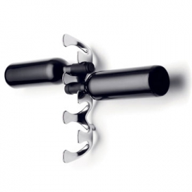 creataive Kitchenware wall mounted metal wine bottle holder beer rack Decorative Rack Store Displays
