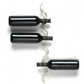 wall mounted metal wine bottle holder beer rack Decorative Rack Store Displays