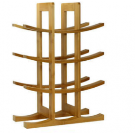 Wine Glass Rack Furniture Imitation Bamboo Wooden Storage Cellar Modern Wooden