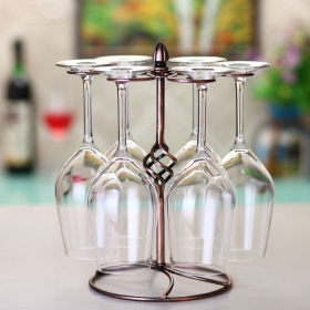 Table top Hanging Wine Glass Rack metal for sale