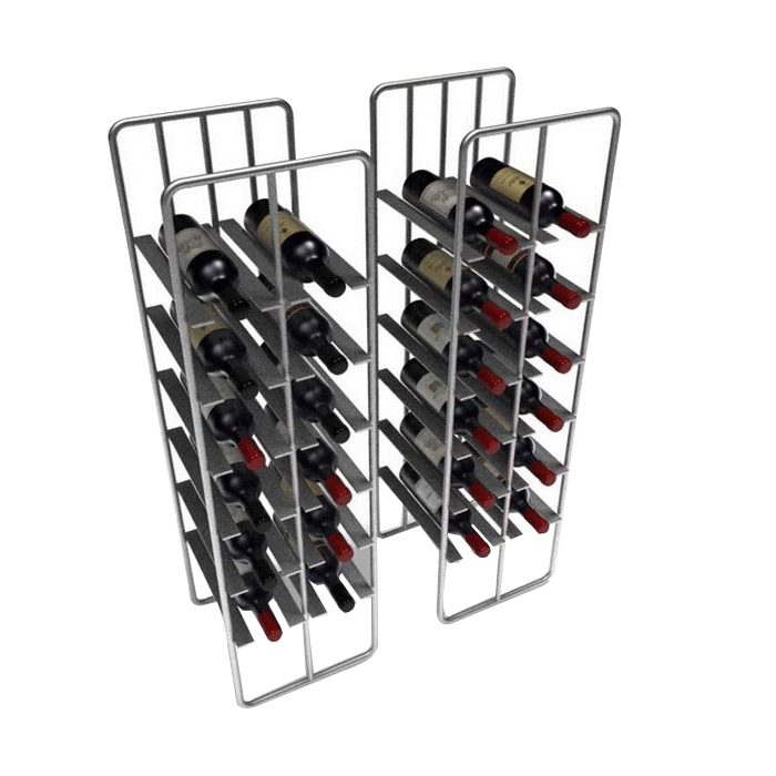 12 bottle me<x>tal wine stand  rack