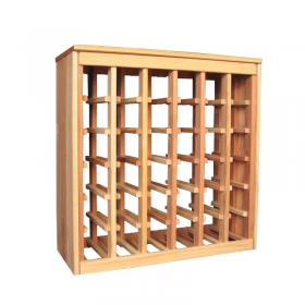 25 bottle natural wood wine cabinet,new design wooden wine rack for sale