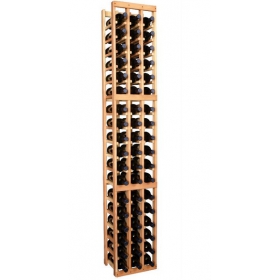 3 columns wooden wine racks