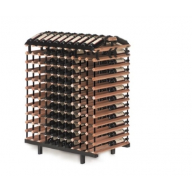 240 bottles European style wooden wine rack, modular wine rack