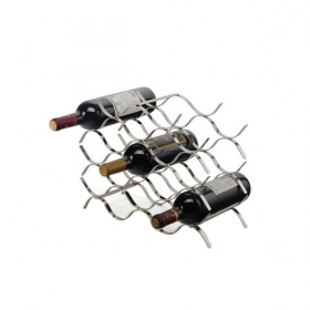 Metal fashion simple wine rack 14 bottles wine rack