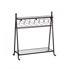 Mordern metal tall wine  display racks