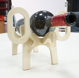 Creative Animal single bottle wine rack